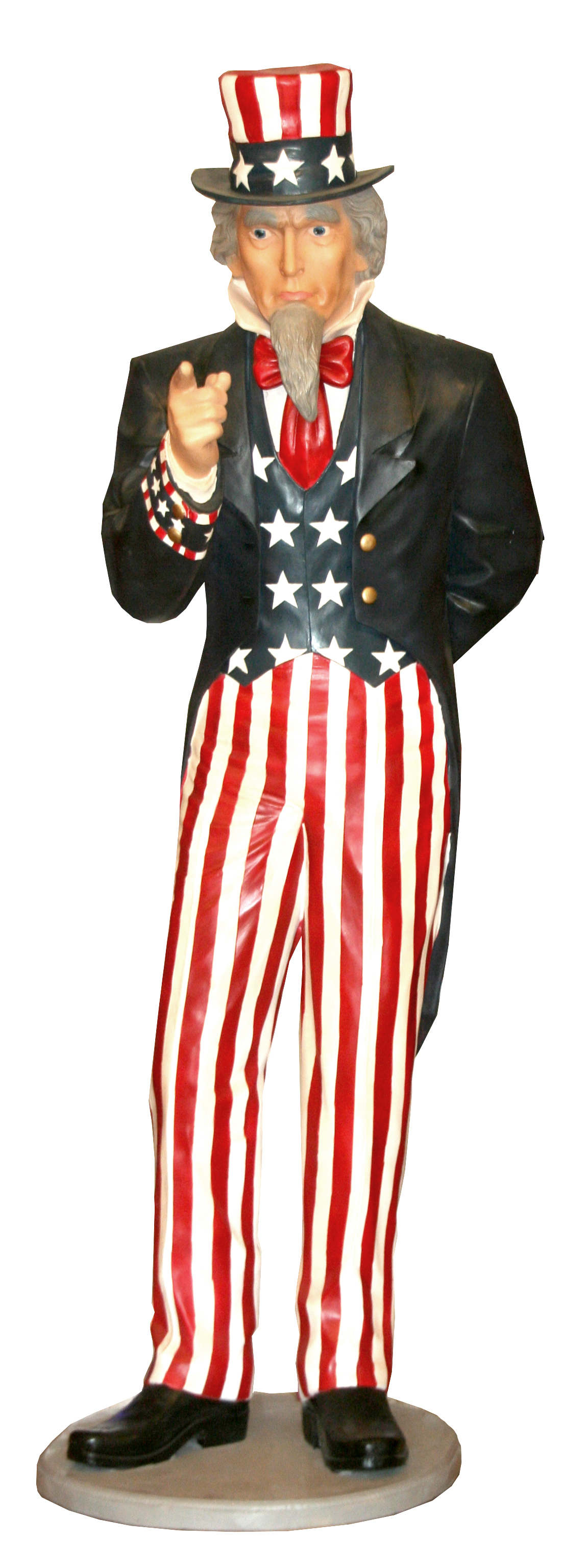 Uncle Sam XXL- Dekofigur 3m hoch, 2-teilig